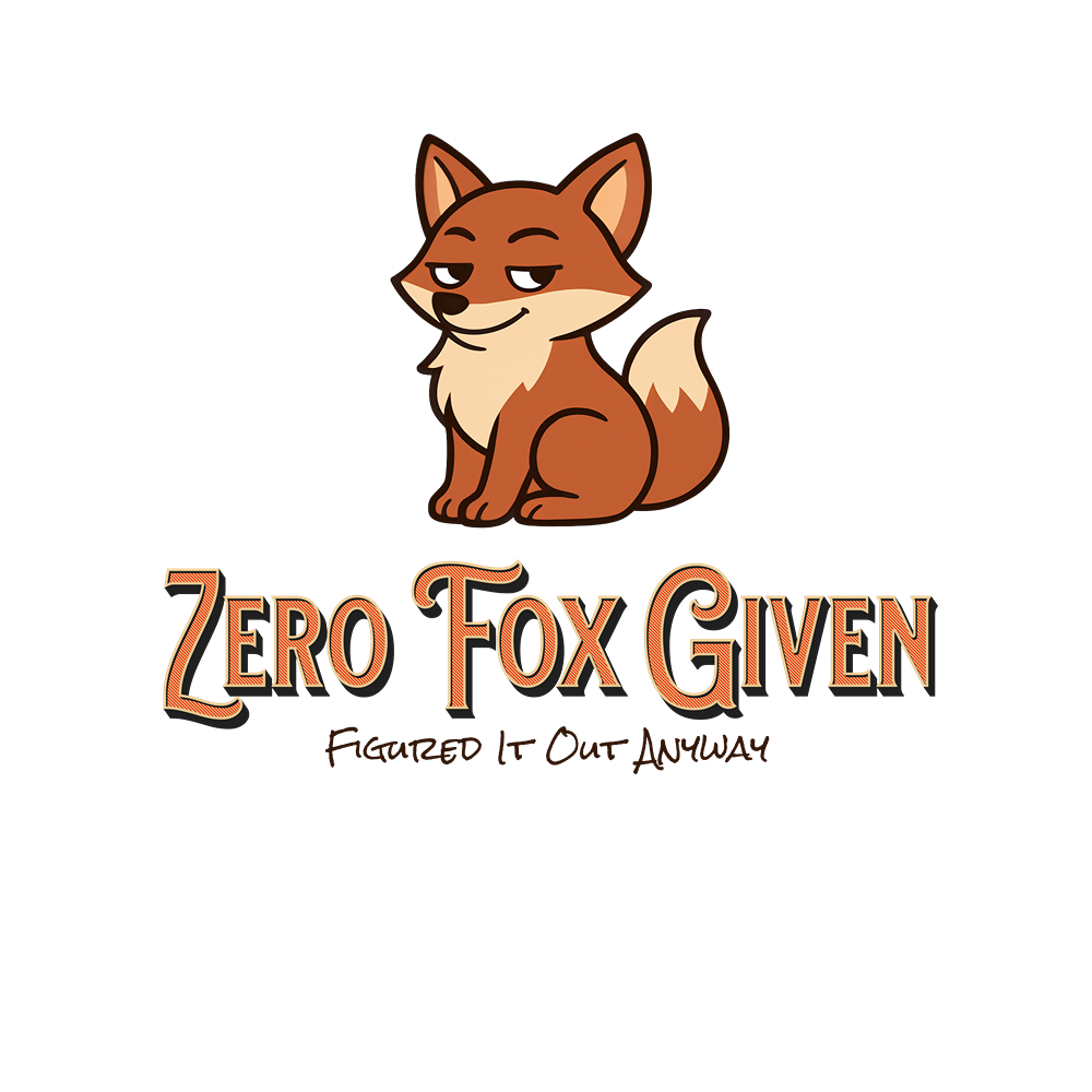 Zero Fox Given — Figured It Out Anyway.